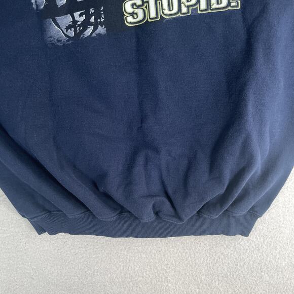 Vintage Buck Wear Sweatshirt Mens 2XL Blue Deer Hunting Wildlife Crewneck - Picture 13 of 16